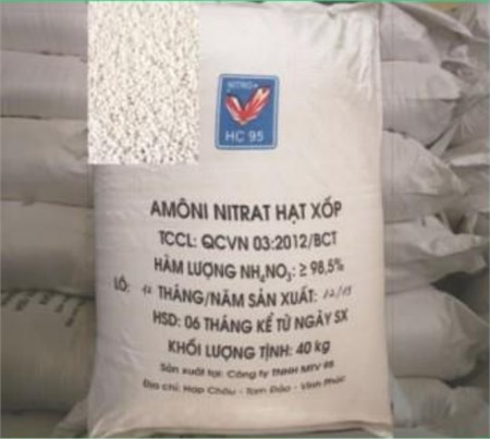 Amôni nitrat hạt xốp - Công ty TNHH MTV 95