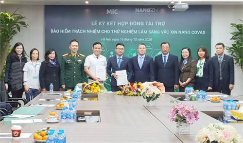 MIC tiên phong tài trợ bảo hiểm trách nhiệm cho thử nghiệm lâm sàng vắc xin Nano Covax