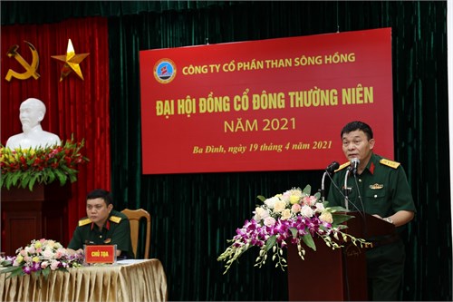 Công ty cổ phần than Sông Hồng tổ chức Đại hội đồng cổ đông thường niên năm 2021