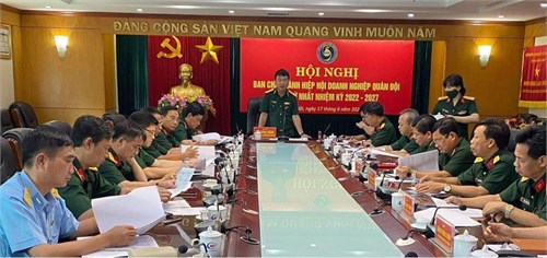 Hiệp hội doanh nghiệp Quân đội họp Ban Chấp hành lần thứ nhất nhiệm kỳ 2022 - 2027, thông qua các nội dung quan trọng