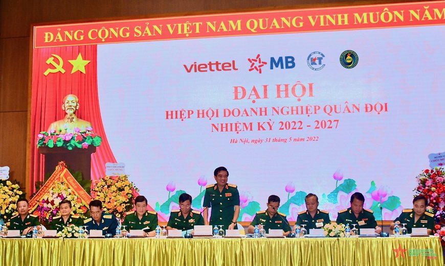 Thượng tướng Vũ Hải Sản dự Đại hội Hiệp hội Doanh nghiệp Quân đội